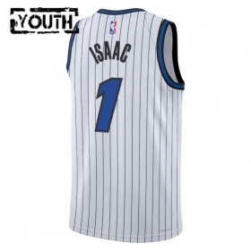 NBA Børn Trøje Orlando Magic Jonathan Isaac 2025-26 Nike Association Edition Hvid Swingman